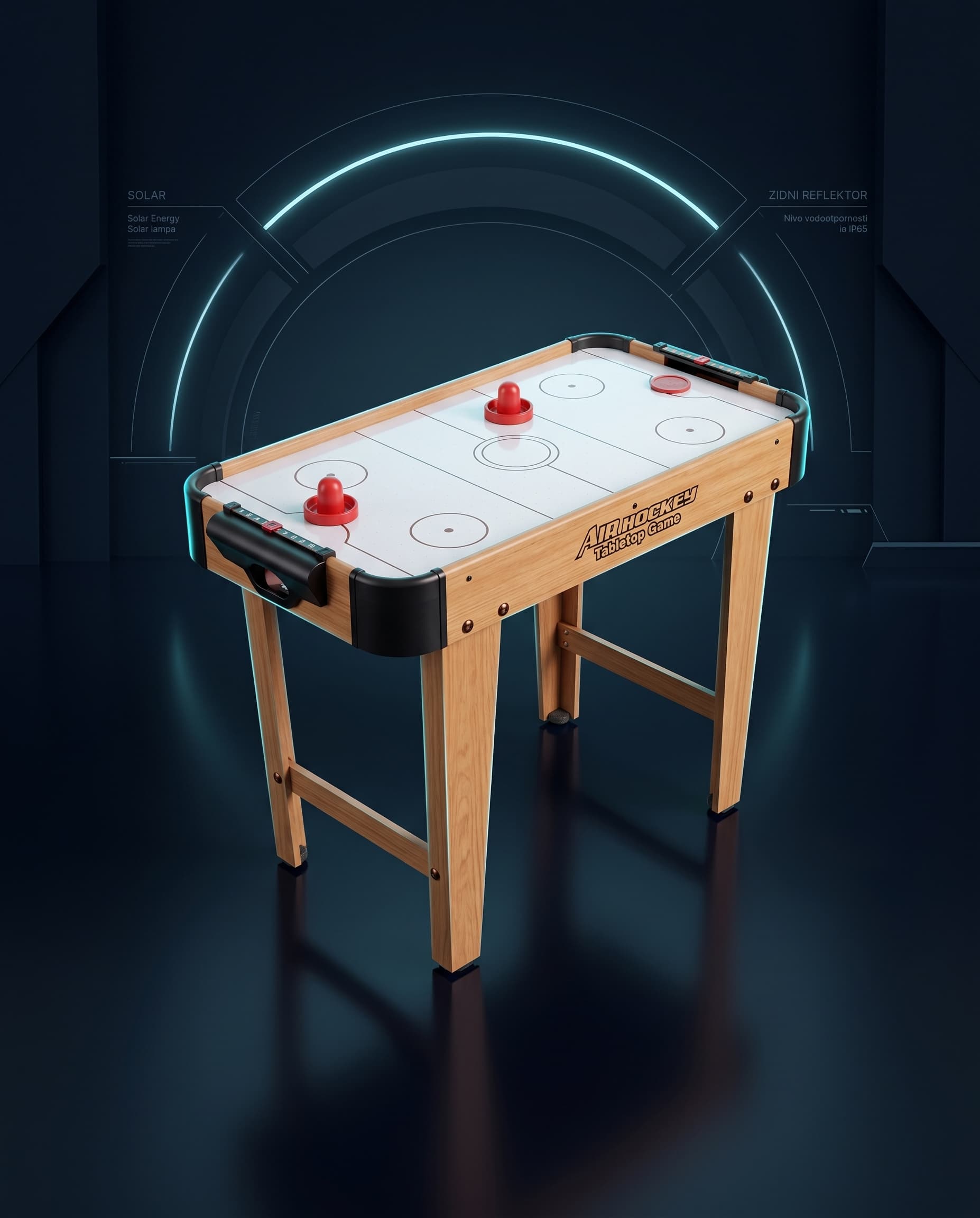 Sto za stoni hokej (air hockey) sa palicama i pakom