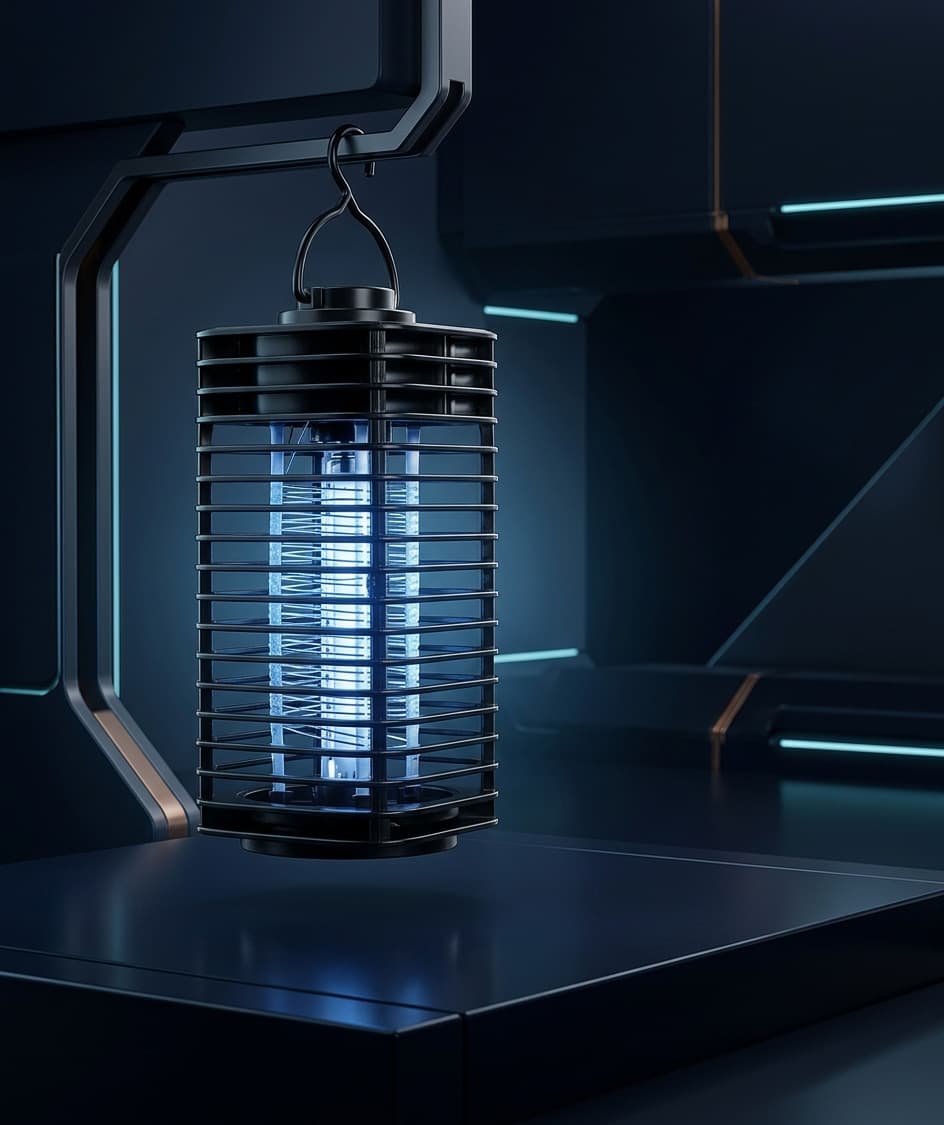 Viseća UV lampa protiv komaraca sa elektrificiranom mrežicom