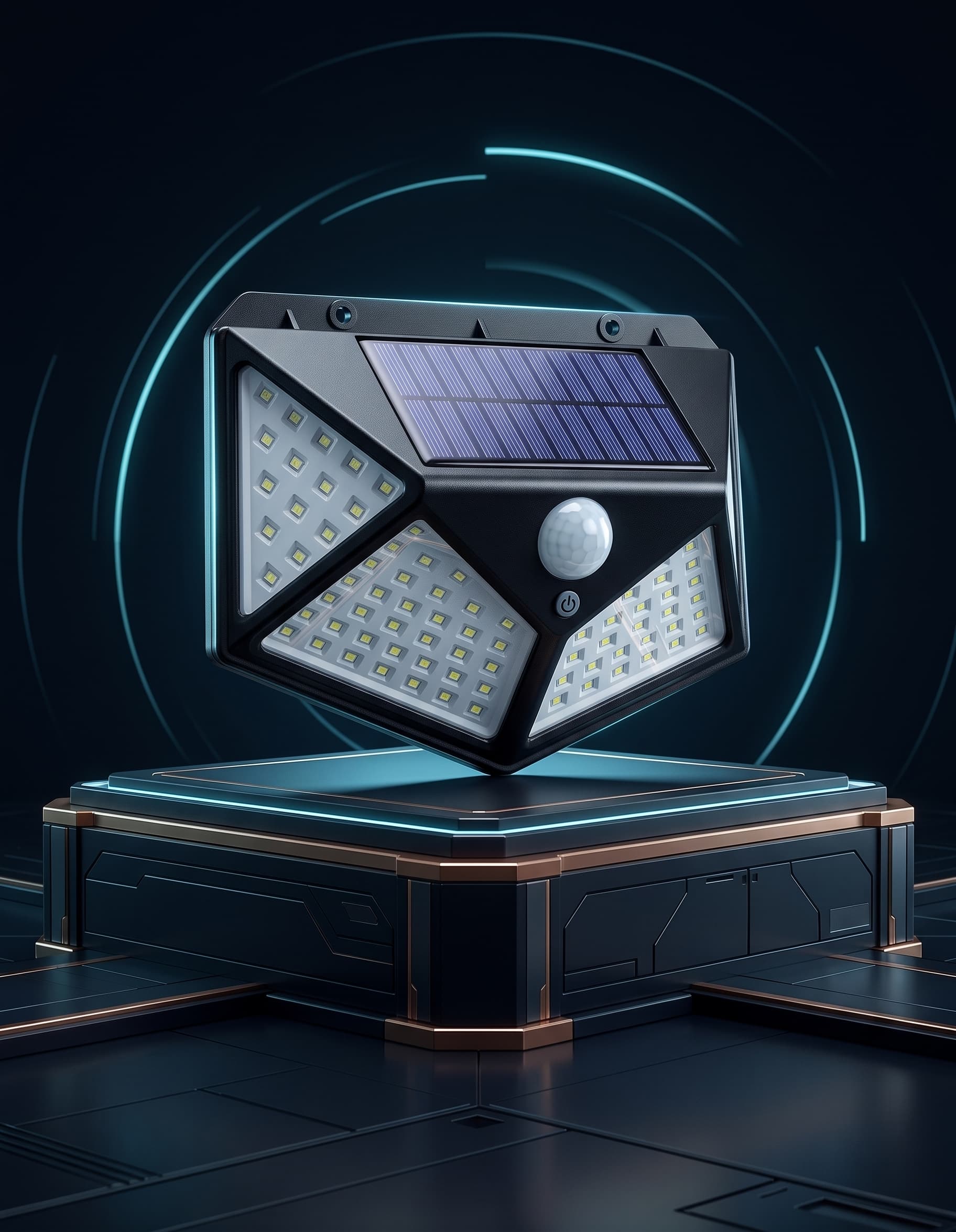 Solarna zidna lampa BK-114 sa 114 LED dioda i senzorom pokreta